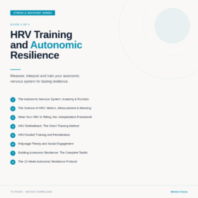 HRV Training and Autonomic Resilience